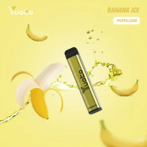YUOTO XXL DISPOSABLE VAPE 2500 PUFFS - BANANA ICE