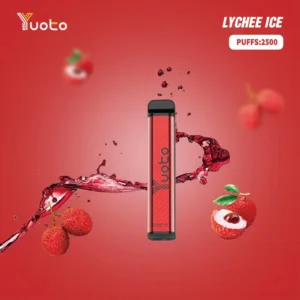 YUOTO XXL DISPOSABLE VAPE 2500 PUFFS - LYCHEE ICE