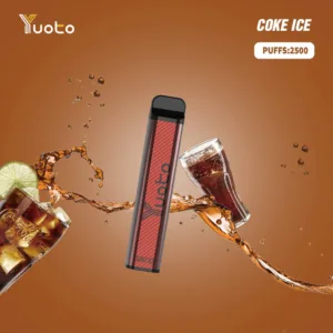 YUOTO XXL DISPOSABLE VAPE 2500 PUFFS - Coke IceMint Ice