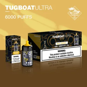 Tugboat Ultra 6000 Puffs Disposable Rechargeable Type-C - Strawberry Mango