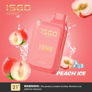 ISGO Bar 10000 Puffs Disposables Vape 5% - Peach Ice