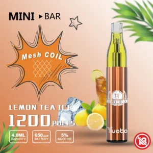 YUOTO Mini Bar Disposable 1200Puffs - Lemon Tea Ice