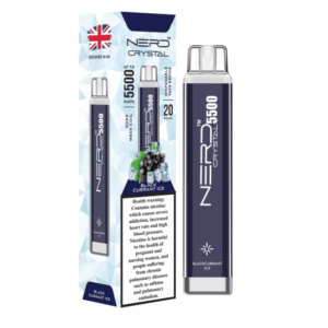 Nerd Crystal 5500, Nerd 5500 puffs, Crystal 5500, disposable vape - BLACKCURRANT ICE