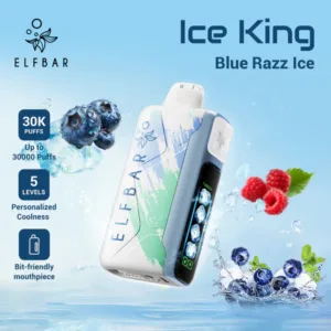 Elf Bar Ice King, Ice King 30000, Elf Bar 30000 puffs, disposable vape In Dubai - Blue Razz Ice, 1pc