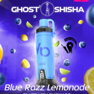 GHOST SHISHA 15000 PUFFS DISPOSABLE VAPE 5mg by Vapes Bar - Blue Razz Lemonade