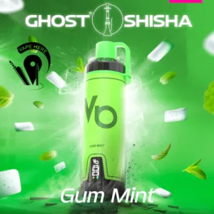 GHOST SHISHA 15000 PUFFS DISPOSABLE VAPE 5mg by Vapes Bar - Gum Mint