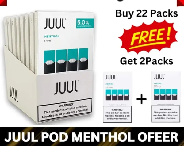 Buy Juul 2 Crisp Menthol Get Free Juul 2 Kit