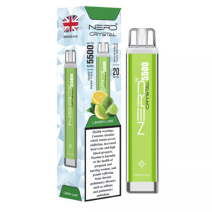 Nerd Crystal 5500, Nerd 5500 puffs, Crystal 5500, disposable vape - LEMON LIME