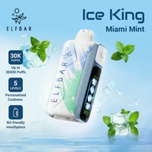 Elf Bar Ice King, Ice King 30000, Elf Bar 30000 puffs, disposable vape In Dubai - Miami Mint, 1pc