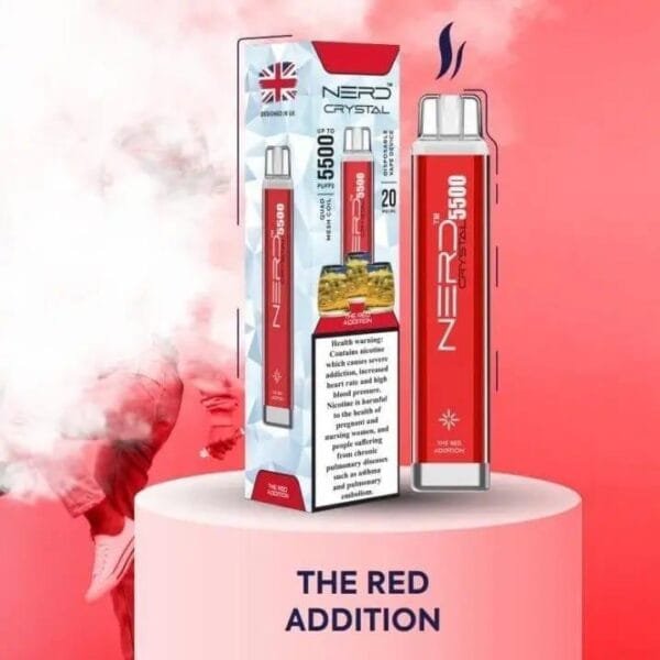 Nerd Crystal 5500, Nerd 5500 puffs, Crystal 5500, disposable vape