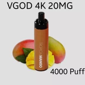 VGOD 4K Vape Disposable Pod Rechargeable 4000 Puffs best price in uae Mango