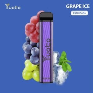 Yuoto Disposable Vape Special Offer For Box - Grape Ice, 10pc/1box