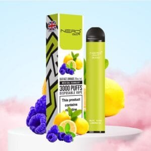 Nerd Bar 3000 Puffs Disposable Pod Vape Best price in Dubai - BuIe Razz Lemonade