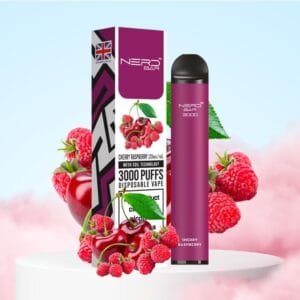 Nerd Bar 3000 Puffs Disposable Pod Vape Best price in Dubai - Cherry Raspberry