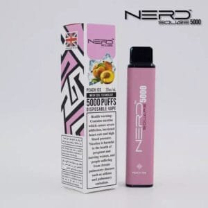 NERD Square 5000 Puffs Disposable Vape Dubai - Peach Ice