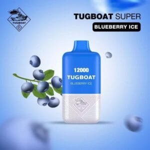 Tugboat Super 12000 Puffs Disposable Vape 5% Nicotine best price in Dubai - Blueberry ice