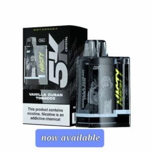 NASTY 5K CRYSTAL DISPOSABLE vape 5000 PUFFS best price in Dubai - Vanila Cuban Tobacco