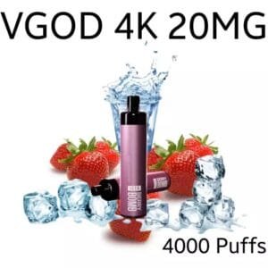 VGOD 4K Vape Disposable Pod Rechargeable 4000 Puffs best price in UAE - Iced Berry Bomb