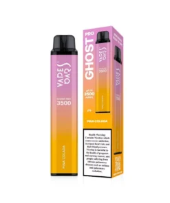 Ghost Pro 3500 Puffs Disposable Vape – Original Ghost Vape, Free UAE Delivery - Pina Colada
