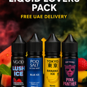 Premium Liquid Lovers Pack Bundle ( VGOD, Pod Salt, Tokyo, Dr Vapes ) at Emirates Vape In Dubai, UAE.