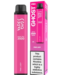Ghost Pro 3500 Puffs Disposable Vape – Original Ghost Vape, Free UAE Delivery - Pink Lady