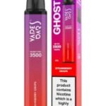 Ghost Pro 3500 Puffs strawberry grape flavors Disposable Vape Dubai