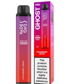 Ghost Pro 3500 Puffs strawberry grape flavors Disposable Vape Dubai