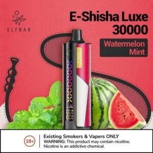 New ELFBAR E-Shisha Luxe 30000 Puffs Disposable in Duabi, UAE.