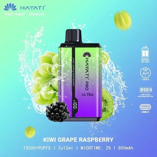 Hayati Pro Max 15000 Puffs Disposable Vape – Original, 2% Nic, Free UAE Delivery - Image 10