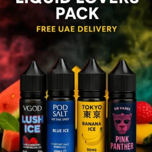 Premium Liquid Lovers Vape Juice Bundle – VGOD, Pod Salt, Tokyo, Dr Vapes | Dubai