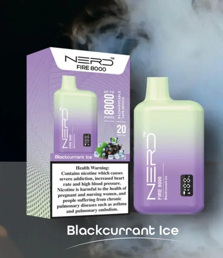 Nerd Fire 8000 Puffs Disposable 2% Nicotine With Advanced LCD Display - Image 12