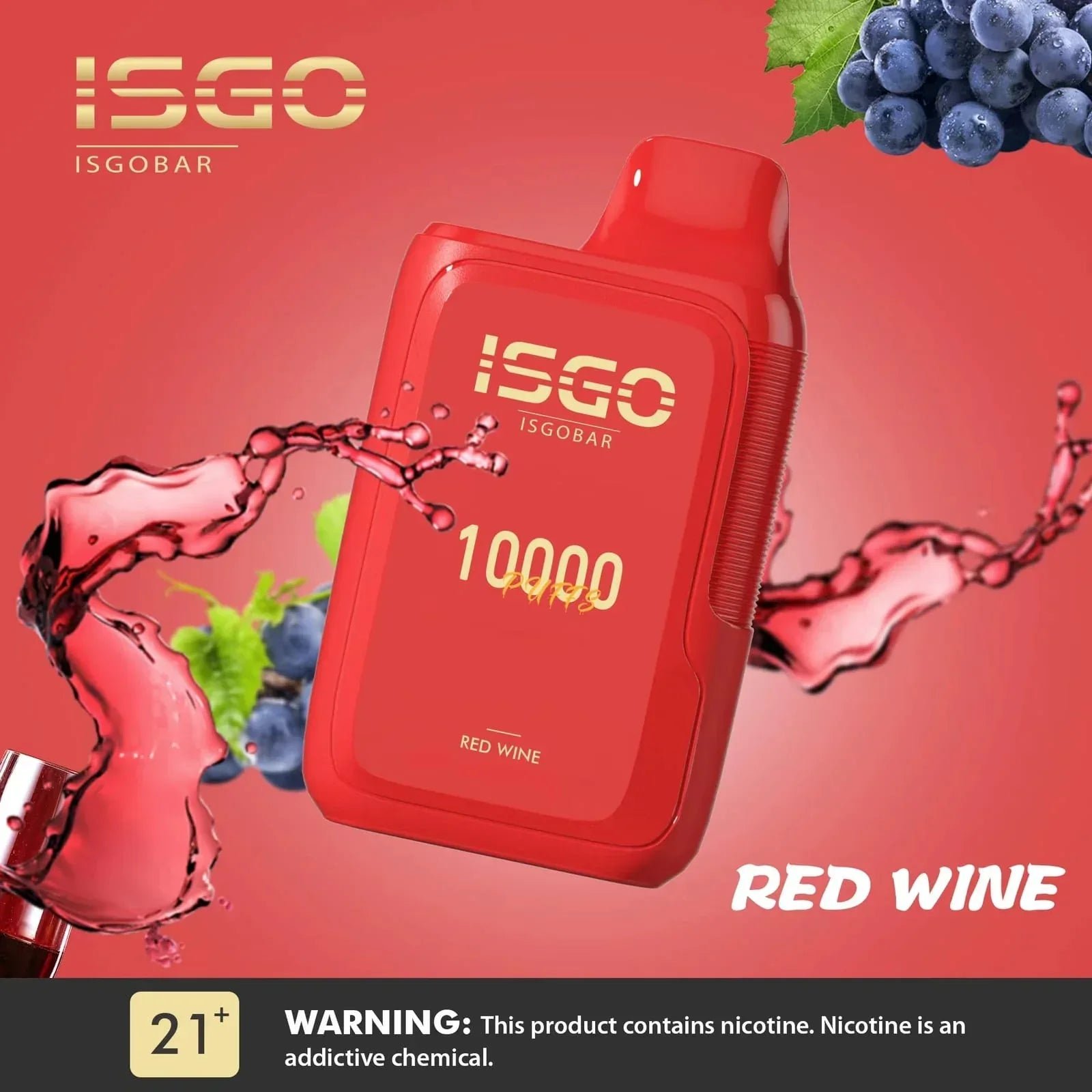 ISGO Bar 10000 Puffs Disposables Vape 5% - Image 9
