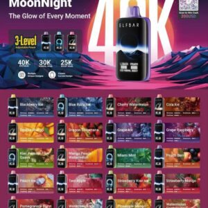 Buy Online ELF BAR Moon Night - 40000/40k Puffs Dubai