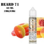 Beard Vape Co No.71 Sweet Sour Sugar Peach 60ml E-Juice