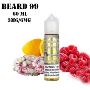 Beard Vape Co No.99 Lemon Raspberry Cookie 60ml E-Juice