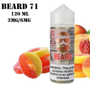Beard Vape Co No.71 Sweet Sour Sugar Peach 120ml E-Juice